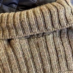 Aran Crafts Irish cable knit turtleneck sweater